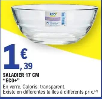 ECO+ Saladier 17 cm