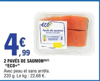 ECO+ 2 Pavés de Saumon