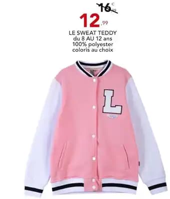 Le sweat teddy