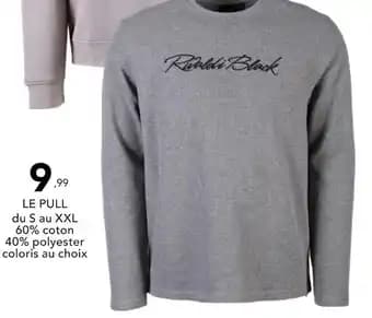 RIVALDI BLACK Le pull