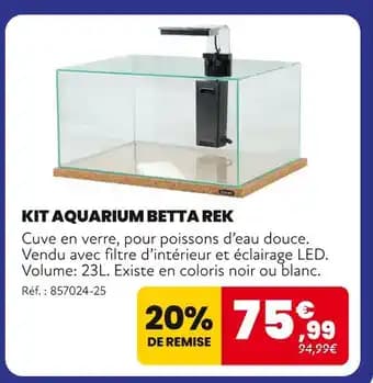 Kit aquarium betta rek