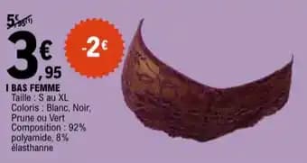 Bas femme