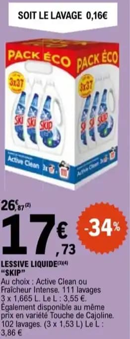 "SKIP" Lessive liquide