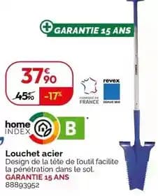 Louchet acier