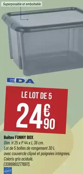 EDA Boîtes funny box