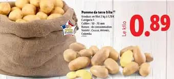 Pomme de terre frite 1 kg 