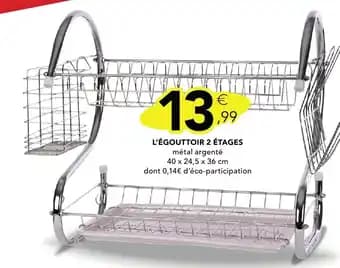 L'égouttoir 2 étages