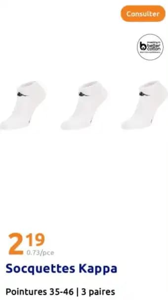 Socquettes Kappa