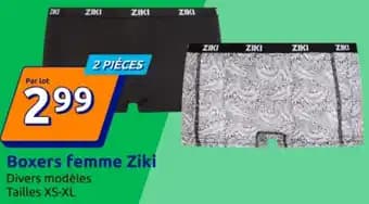 Boxers femme Ziki