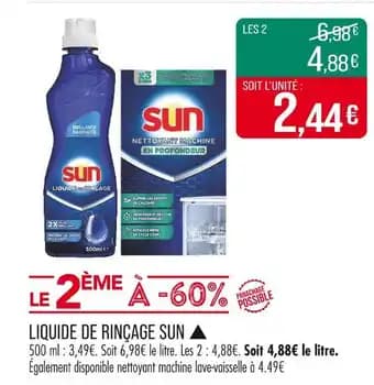 SUN Liquide de rinçage