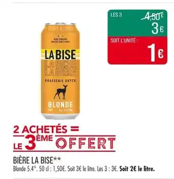 LA BISE BIÈRE