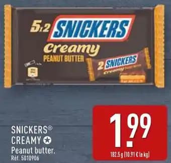 Snickers creamy 182.5 g