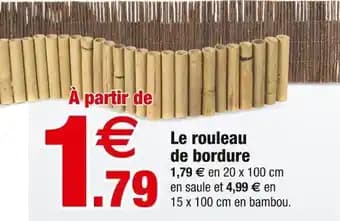 Le rouleau de bordure