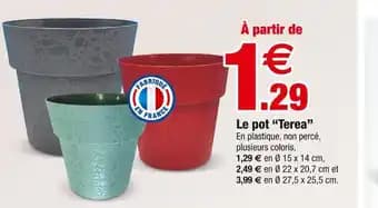 Le pot Terea