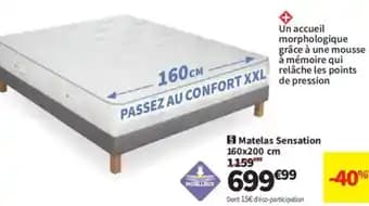 Matelas Sensation