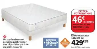 Matelas Lotus