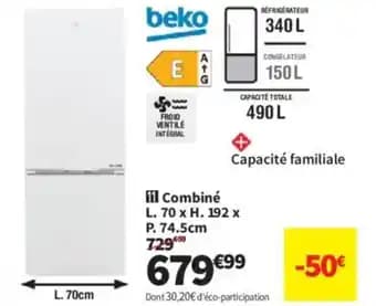 BEKO Combiné