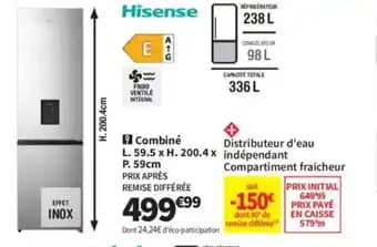 HISENSE Combiné