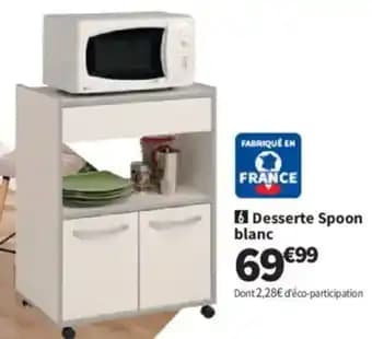 Desserte Spoon blanc