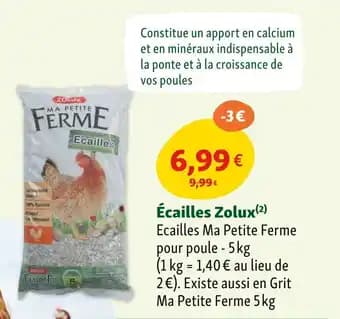 ZOLUX Écailles 5 kg