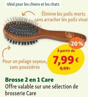 Brosse 2 en 1 Care