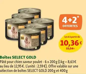 SELECT GOLD Boîtes