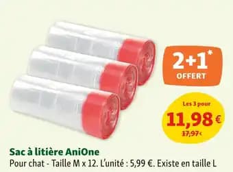 Anione Sac à litière