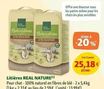 REAL NATURE Litières