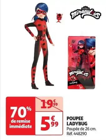 Poupee ladybug 26 cm