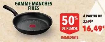 Gamme manches fixes