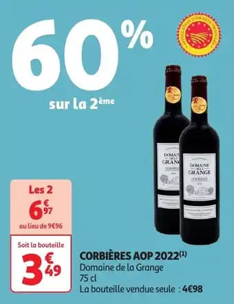 Corbières aop 2022 75 cl 