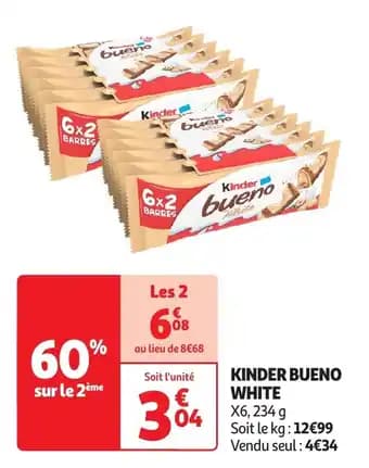 Kinder bueno white 234 g