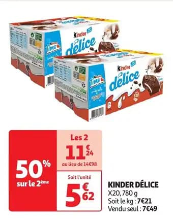 Kinder délice 780 g