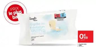 SIMPL Lingettes bébé