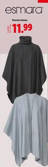 ESMARA Poncho femme