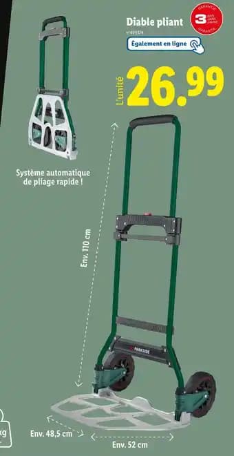 PARKSIDE Diable pliant