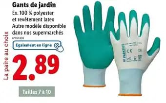 Gants de jardin