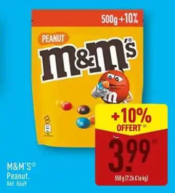 M&m’s peanut