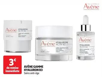 Avène gamme hyaluron b3