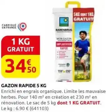 Gazon rapide 5 kg