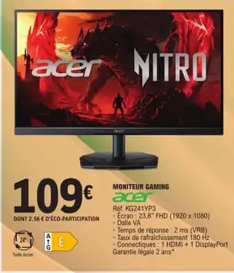 ACER Moniteur gaming