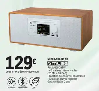 MUSE Micro-chaîne cd