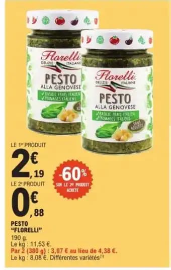"FLORELLI" Pesto 190 g