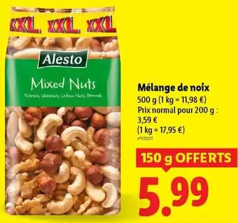 Mélange de noix 500 g 