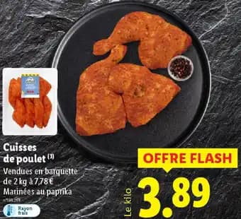 Cuisses de poulet 2 kg 