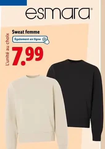 ESMARA Sweat femme