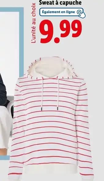 ESMARA Sweat à capuche