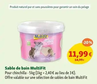 MULTIFIT Sable de bain
