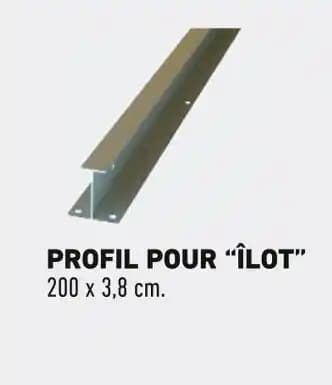 Profil pour îlot