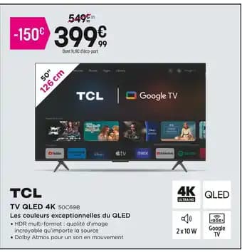 TCL Tv qled 4k